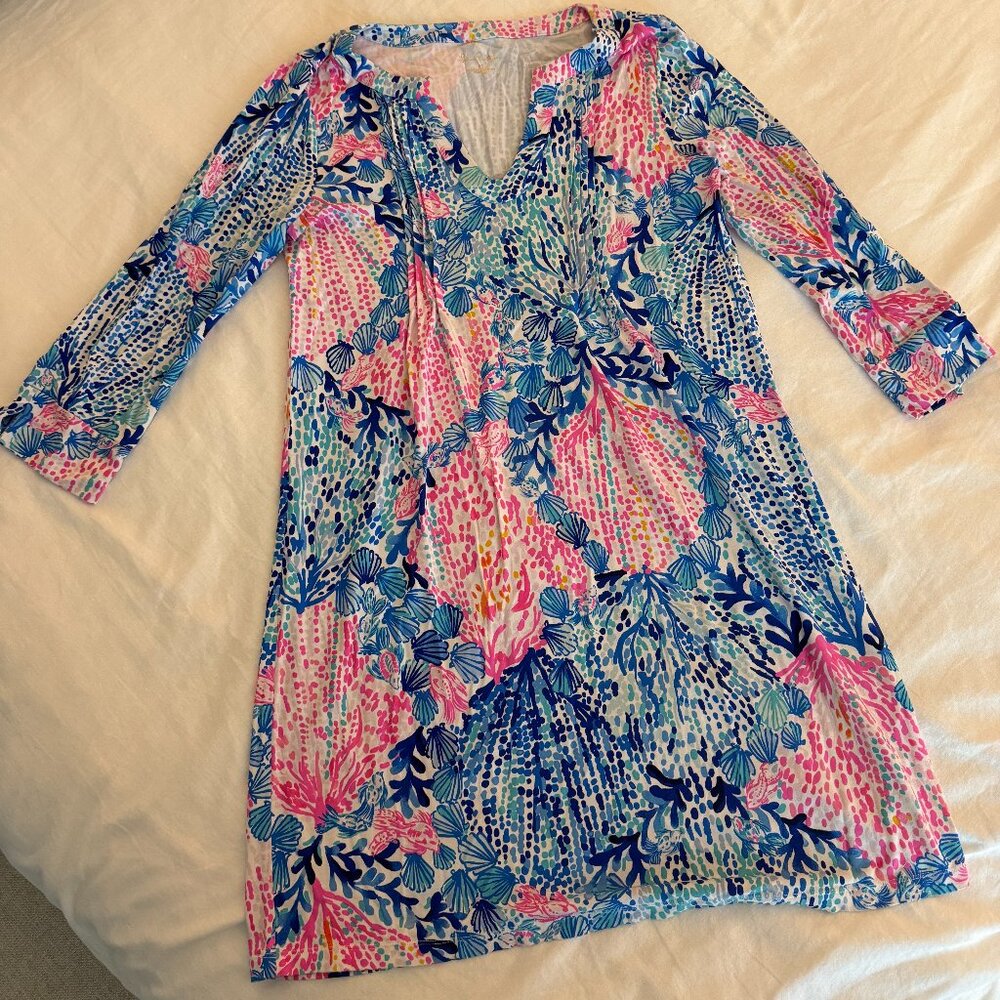 Lilly Pulitzer Beverlynn Dress UPF 50 Sway With Me Size Medium